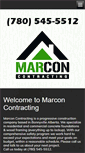 Mobile Screenshot of marconcontracting.com